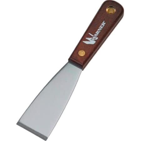 Warner Hand Tools Warner Hand Tools 609 1.5 in. Stiff Putty Knife with Rosewood Handle 2792